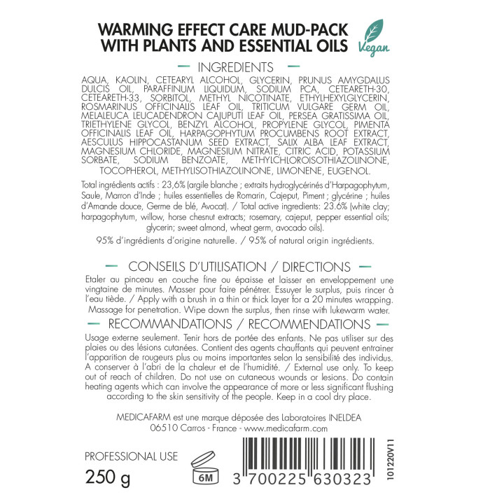 ARGILE DE SOIN THERMO-ARGIL MEDICAFARM