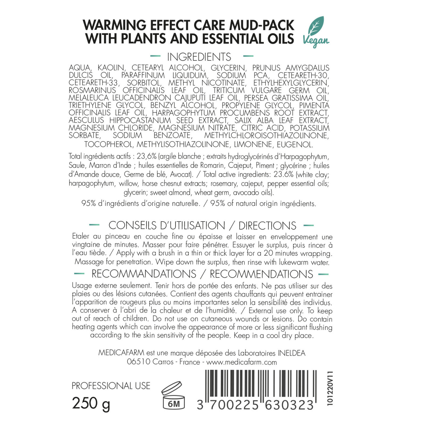 ARGILE DE SOIN THERMO-ARGIL MEDICAFARM