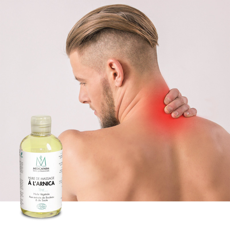 HUILE DE MASSAGE À L'ARNICA HUILE DE MASSAGE À L'ARNICA