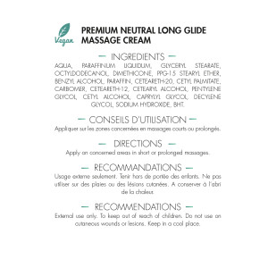 CRÈME DE MASSAGE NEUTRE PREMIUM MEDICAFARM CRÈME DE MASSAGE NEUTRE PREMIUM MEDICAFARM
